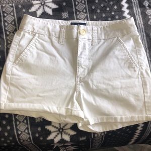 American Eagle White Shorts